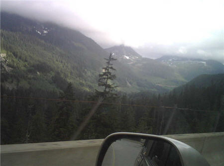 Views near Snoqualmie Pass on the way back.